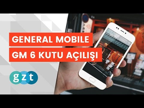 General Mobile GM 6 Kutu Açılışı