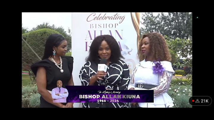 fare thee well Bishop Kiuna