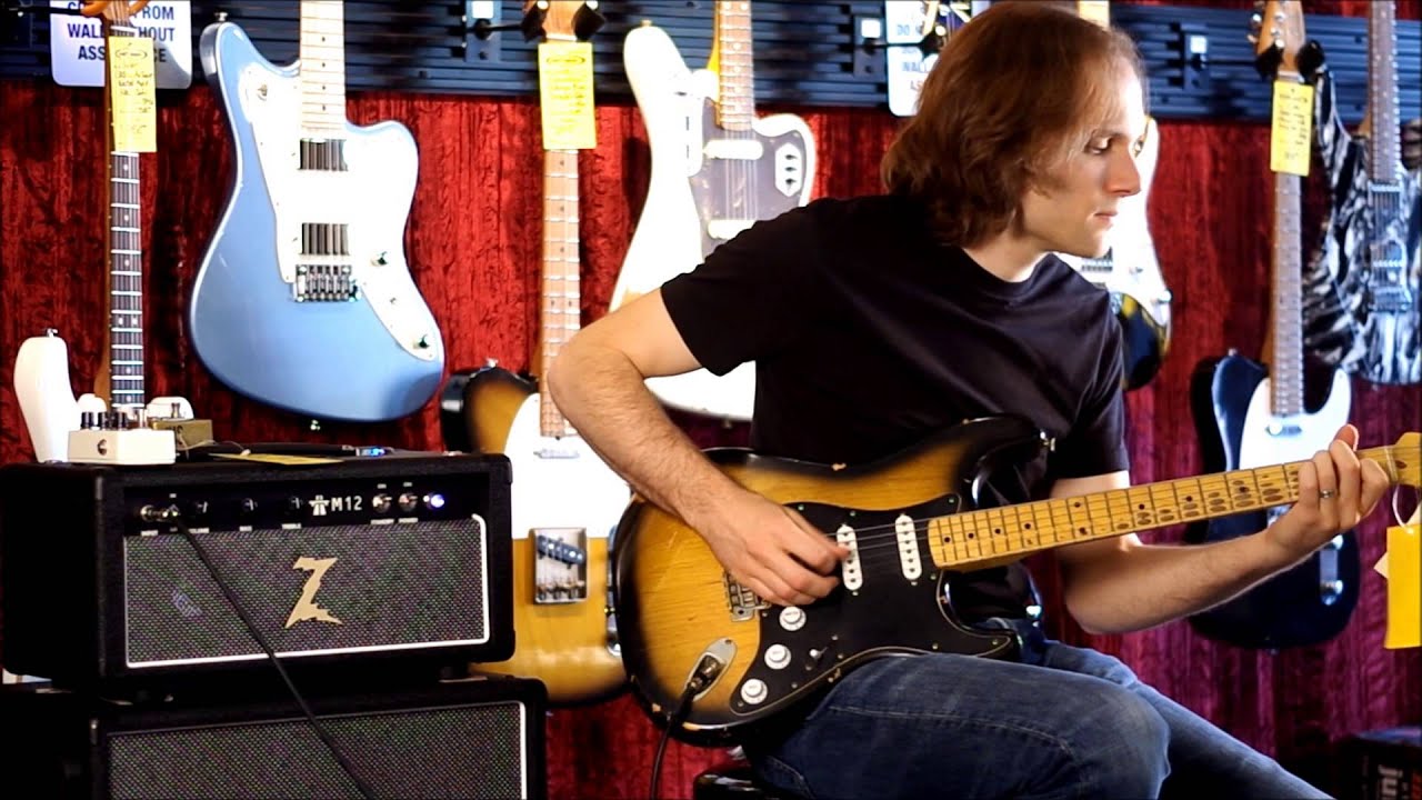 Dr. Z M12 Amp demo and JHS Moonshine Overdrive - YouTube