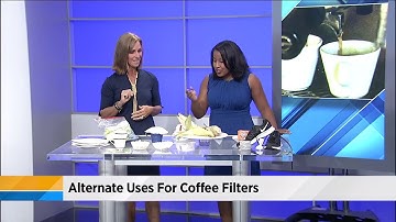 Alternate uses for coffee filters