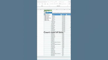 Thumbnail of Count the number of rows on your dataset using Excel formula =COUNT #datascientist #excelhelp