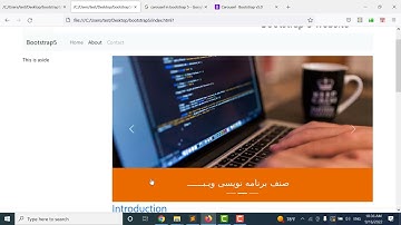 26. bootstrap 5 - layout designing  - how to create  slideshow or carousel