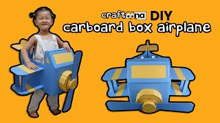 How To Make Cardboard Box Airplane