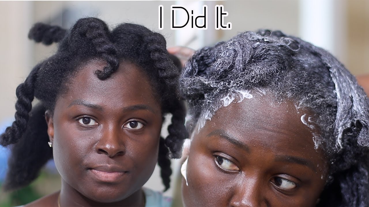 I Did It..... I Texlaxed My Two Year Old 4C Hair.. And This Happened 😱 | Ohemaa