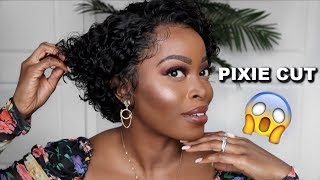 😱OMG!! I Tried a BOMB $84 Pixie Cut Curly Bob 🔥No Work Needed | Beginner Lace Wig ft OMGQUEEN Hair