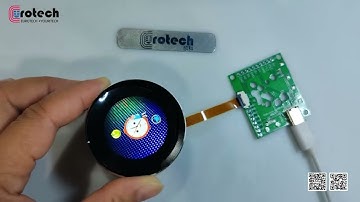 ET015SK01 VT 1.5 Inch 466×466 Round AMOLED Knob Display Touch Screen.#amoled #amoledscreen #oled