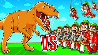 T-Rex vs. MOJE ARMÁDA?! 😱