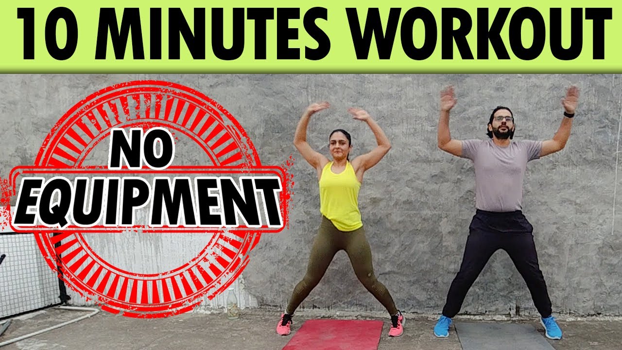 10 Min Full Body Workout AT HOME, No Equipment