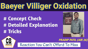 Baeyer Villiger Oxidation I GATE l CSIR NET l IIT JAM