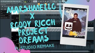 Marshmello X Roddy Ricch  Project Dreams  Acapella Edit  Free Flp
