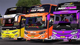 BAGI-BAGI !! 3 MOD BUS JB3+ ️FULL STROBO & ANIMASI SUPER DETAIL TERBARU 2022 || MOD BUSSID screenshot 1