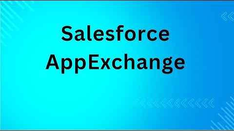 Salesforce AppExchange
