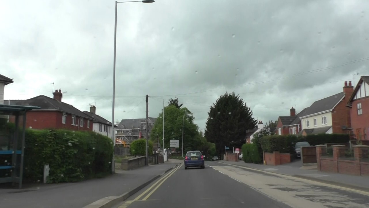Driving On Bromyard Road A44 & Tudor Way, Worcester, Worcestershire