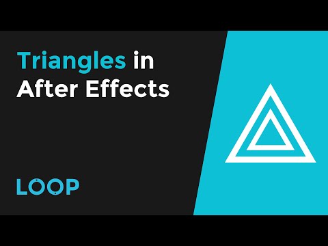 How to make triangle masks and shapes in After Effects