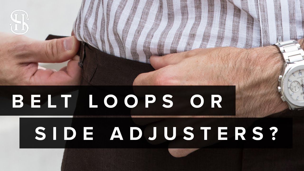 Belt Loops vs Side Adjusters: How to Wear Your Suit Trousers