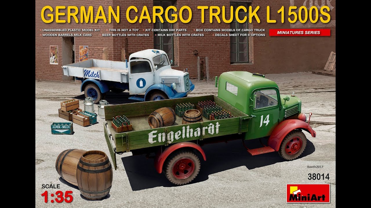 MiniArt German Cargo Truck L1500S 38014 In-box