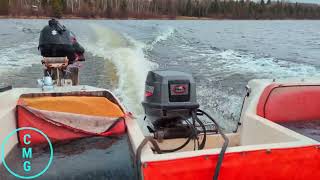 2000 Johnson 50hp part 2 - LAKE TEST ON 16 FOOT BOAT