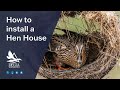 Installing a delta waterfowl duck hen house