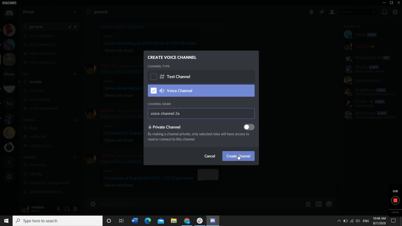 How to Create a Voice Channel in Discord