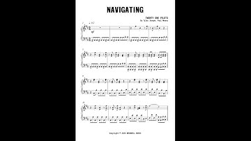 Navigating (Twenty One Pilots) - Piano Sheet