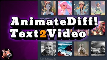 How To Turn Text Into Video using AnimateDiff