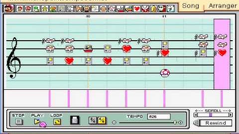 Mario Paint: Stage 3 (Kabu)- Kirby