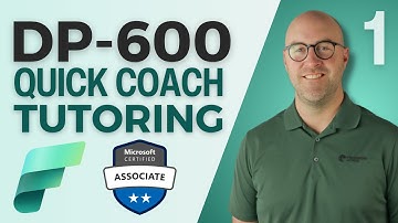 DP-600 Exam Tutoring | Questions and Answers for the Fabric Analytics Engineer Certification (pt. 1)