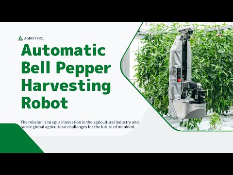 2022 Automatic green bell pepper harvesting robot「Ｌ」Product Video_English