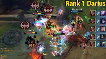 Rank 1 Darius: This Darius 1v5 PENTAKILL is Just TOO Satisfying!