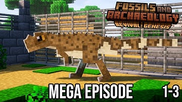 I Created DINOSAURS In Minecraft | Minecraft Dinosaurs (Episodes 1-3)