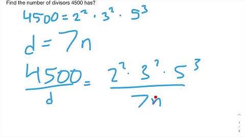 Counting Divisors using Prime Factorization