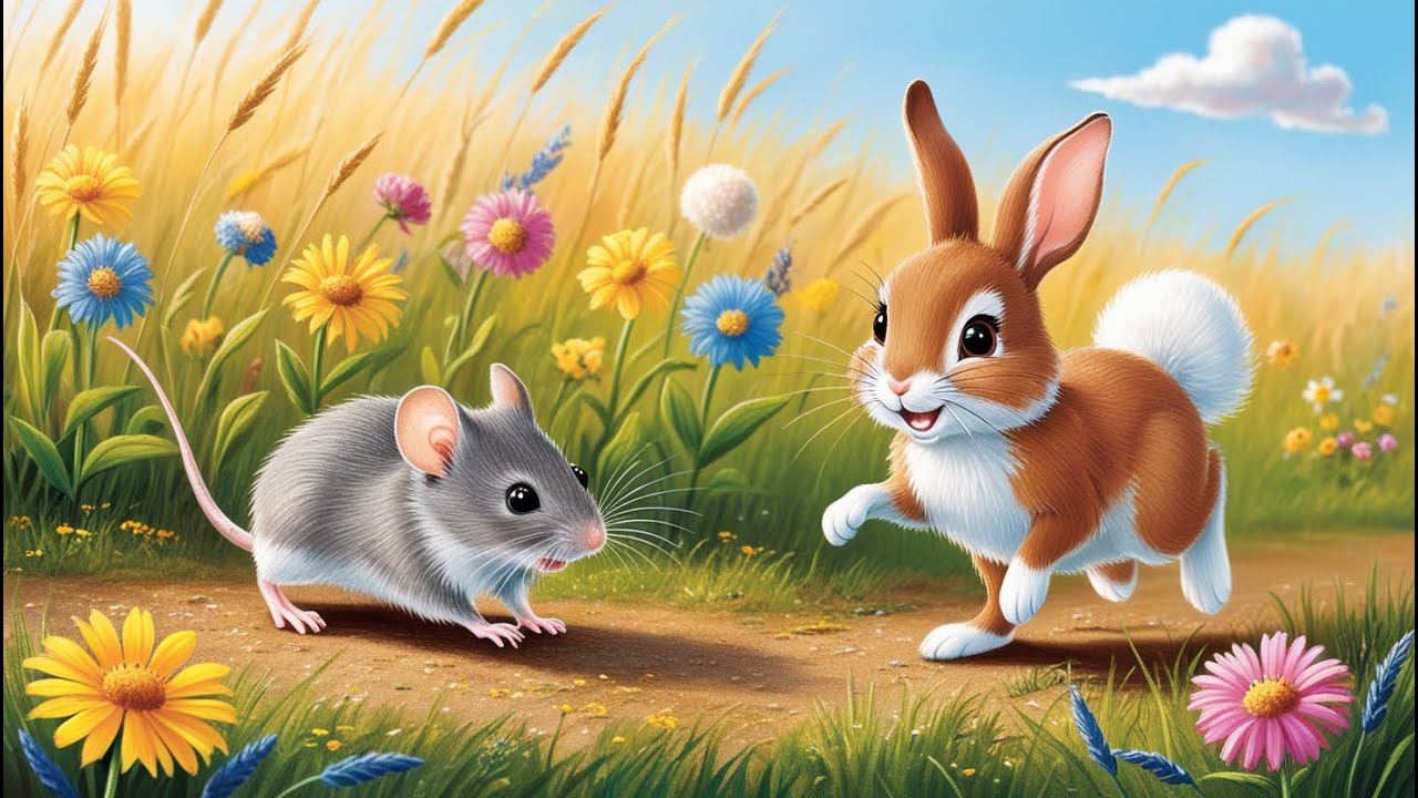 The Mouse and the Bunny | A Sweet Friendship Story for Kids ๐ญ๐ฐ - YouTube
