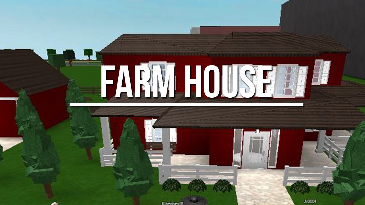 Roblox Welcome To Bloxburg Farm House 76k Youtube - bloxburg 4 new garage build roblox welcome to bloxburg youtube