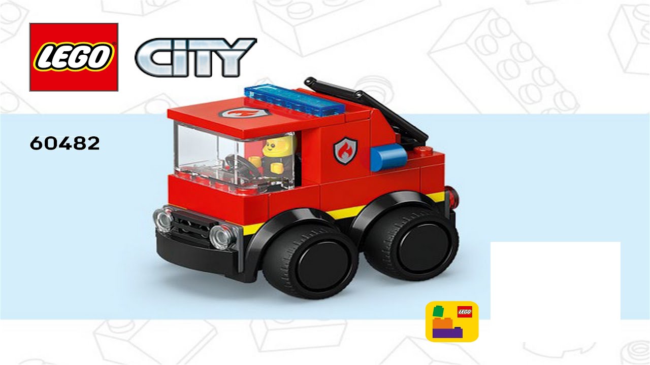 🚧 Инструкция LEGO 🚧 Город 🚧 60482 🚧 Пожарная машина 🚧