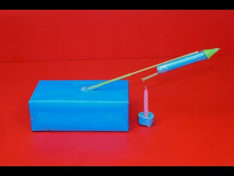 How to Make a Mini Rocket Match Rocket - 60 Foot Ultimate Matchbox Rocket Make Mini Rocket Home Made