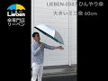 【LIEBEN-0587】ひんやり傘　大きいミニ傘　60cm