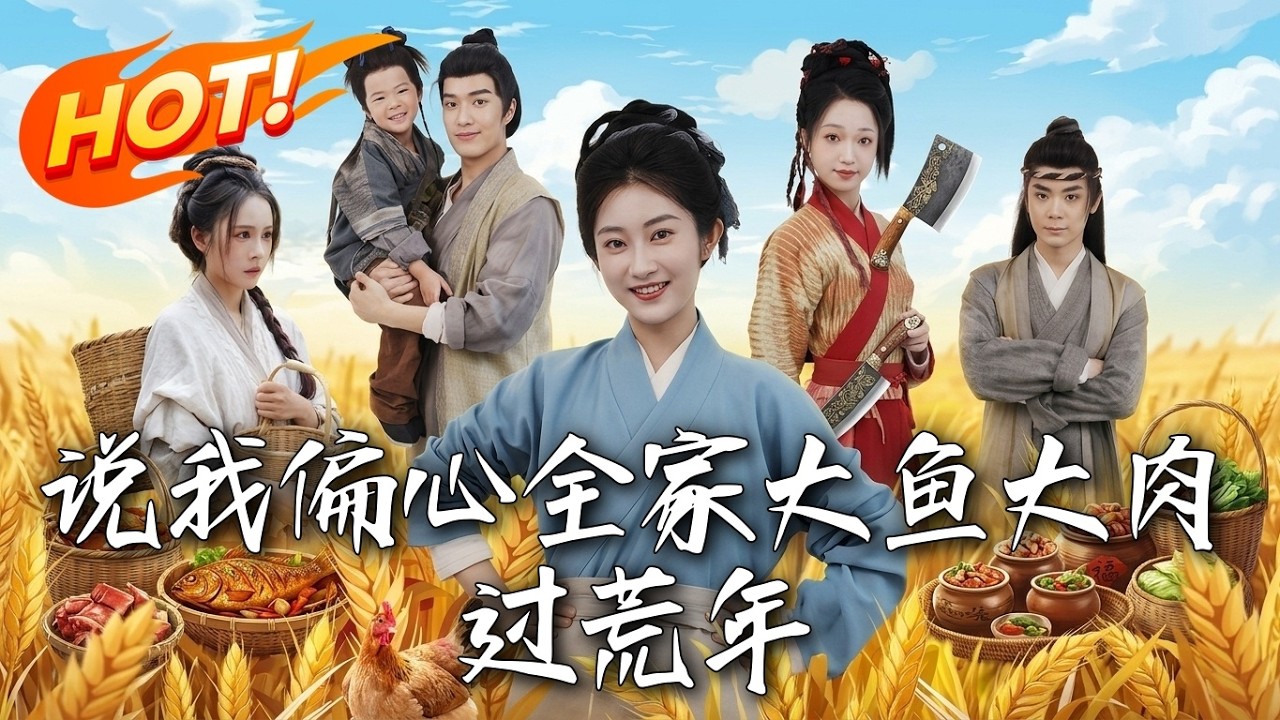 说我偏心？全家大鱼大肉过荒年