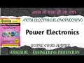 Power Electronics Previous Year Question Paper| Aktu Power Electronics Paper | question paper