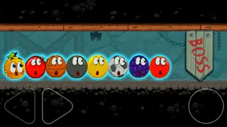 Red Ball 4 - All Balls in Caves vs Spike Boss