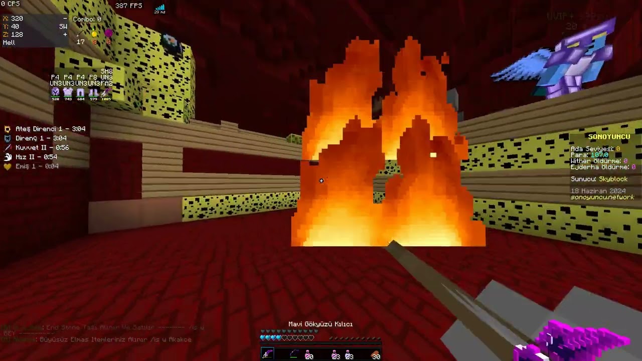 SonOyuncu Skyblock PvP #tekgerçekicardi