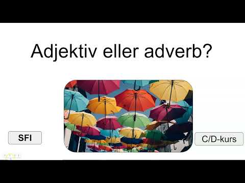 Video: Är noggrant ett verb eller adverb?