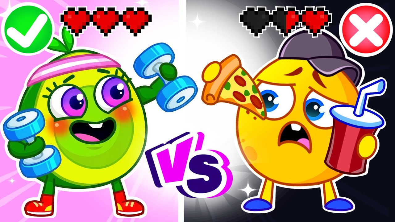 Healthy Food vs Junk Food Song | Learn Healthy Eating for Kids | Kids Song and Nursery Rhymes