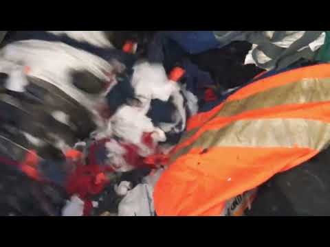 Trituratore Tessile in Azione