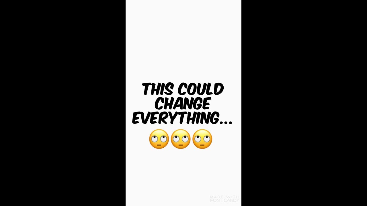 This Could Change Everything... YouTube