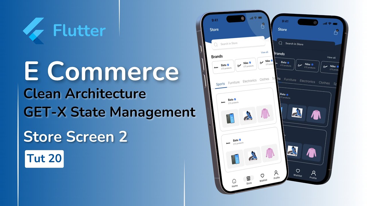 Brands Showcase Of Store Screen | E Commerce App | Flutter | Tut 20 | Hindi/Urdu