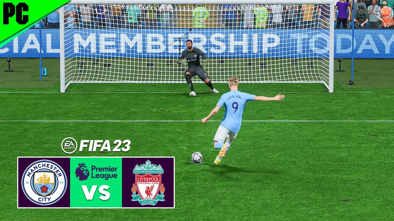 Manchester City vs Liverpool - Penalty Kick Out - FIFA 23 Gameplay | Atsrown Gaming