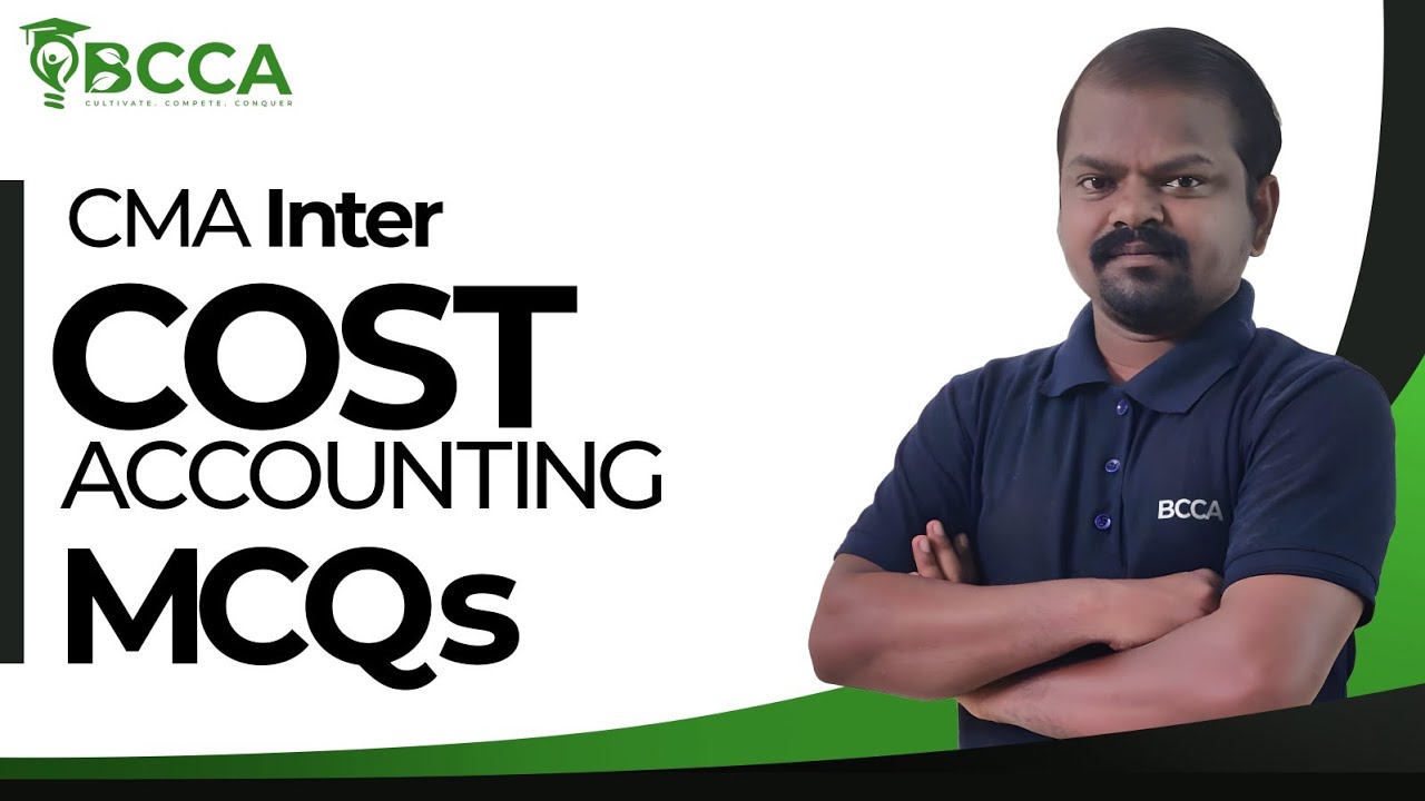 CMA INTER || COST ACCOUNTING MCQs || BY SHIVA sir || DEC 2024 - YouTube