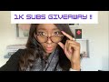 1000 SUBSCRIBERS GIVEAWAY!! 🎉