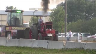11,500lb Pro Farm Tractors Pulling in Marengo, IA 8/24/2013