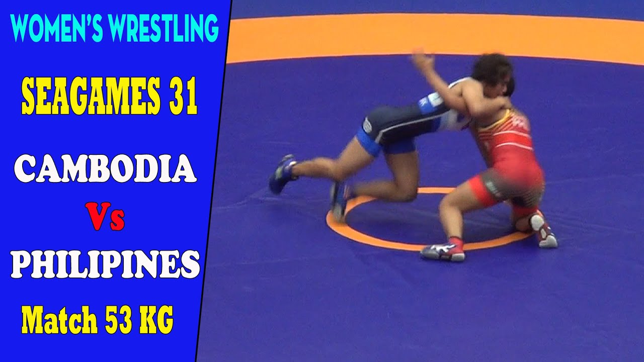 Cambodia vs Philipines 53 kg Women's Wrestling Sea Games 31 | Đấu Vật ...